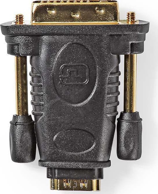 Adapter AV Nedis Nedis CVGB34912BK zmieniacz płci / kabli HDMI Type A (Standard) DVI-D Czarny, Złoto