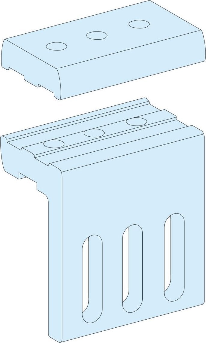 Schneider Electric Płyta połączeniowa 4000A do szyn 10mm pozioma/pionowa płaska LVS04637