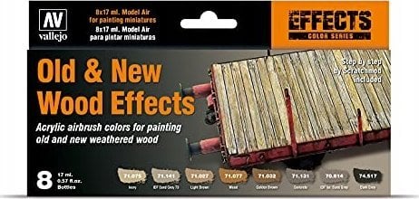 Vallejo Vallejo: Model Air - Old & New Wood Effects 8x 17 mm