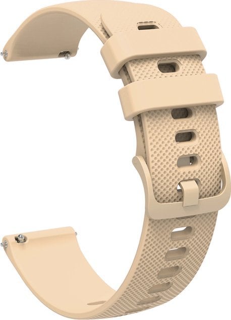 Pasek silikonowy do Huawei Watch GT2 / GT3 42mm - beżowy
