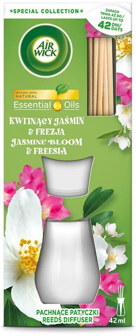 Air Wick Patyczki Zapachowe Kwitnący Jaśmin i Frezja 42ml