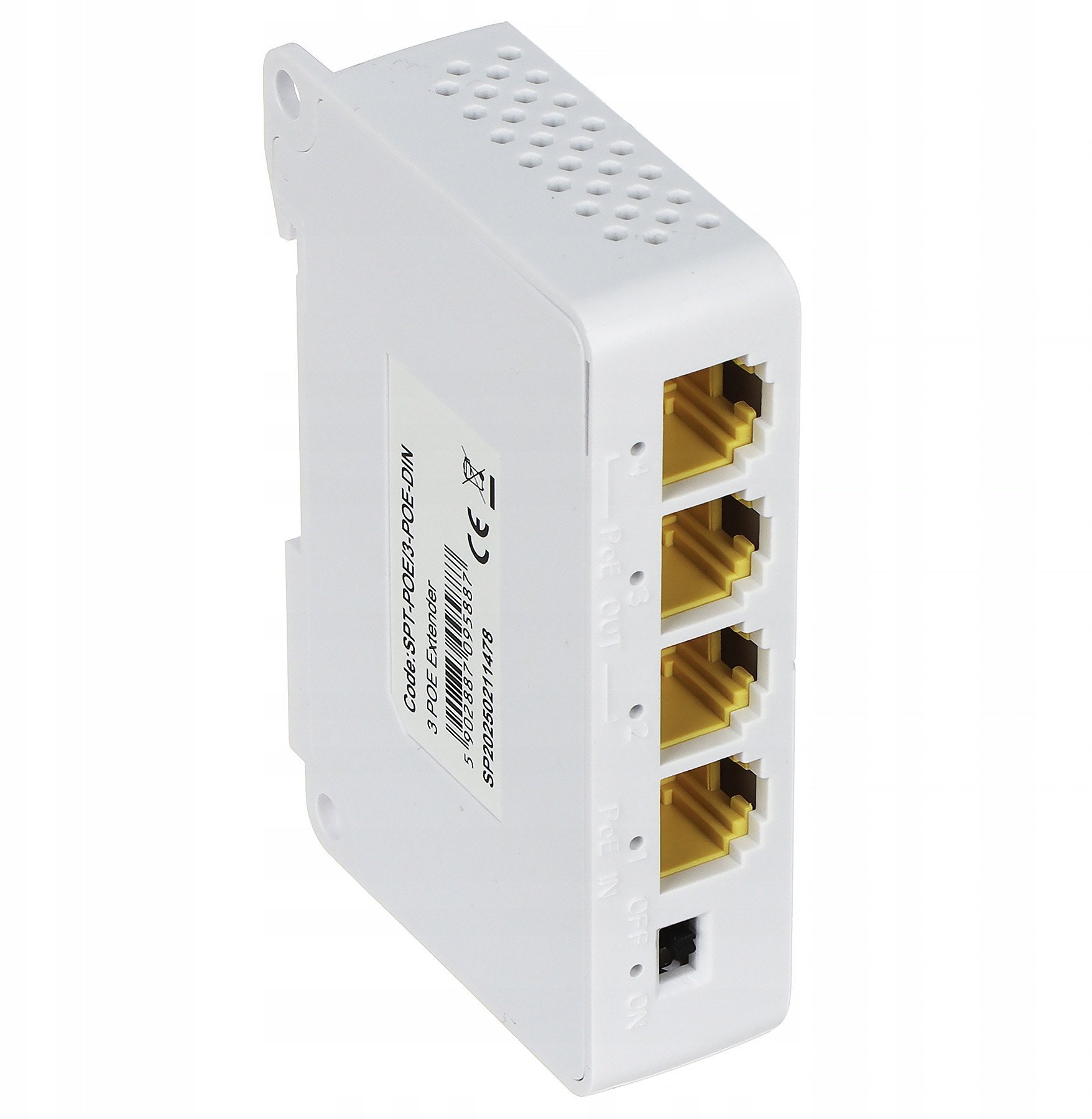 SWITCH POE / EXTENDER SPT-POE/3-POE-DIN 4-PORTOWY DELTA NETWORK