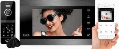 Eura WIDEODOMOFON EURA VDP-00C5 CZARNY