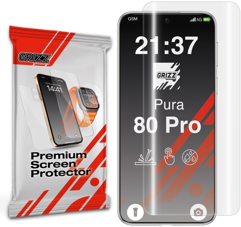 Folia hydrożelowa GrizzGlass Hydrofilm do Huawei Pura 80 Pro