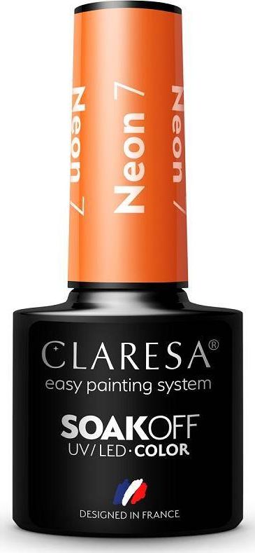 Claresa Claresa Soak Off UV/LED Neon lakier hybrydowy 7 5g