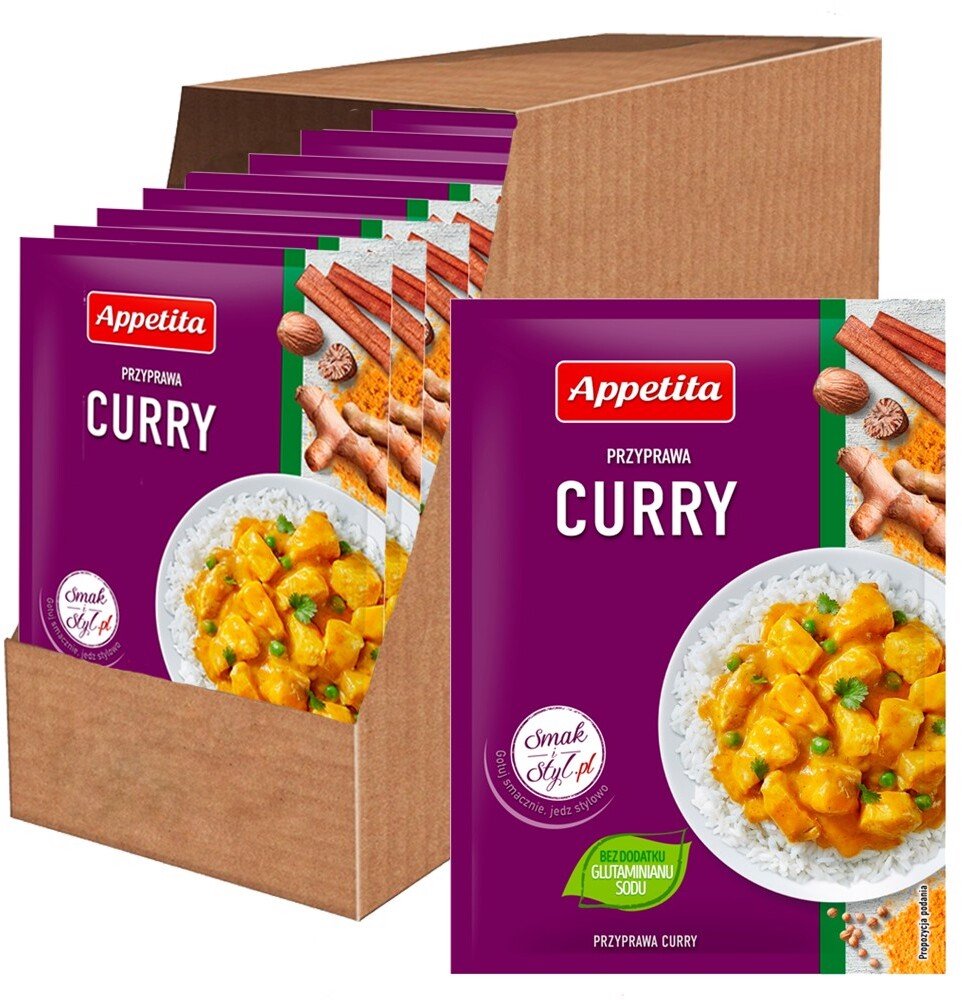 Appetita Przyprawa curry 20 g x 25 sztuk