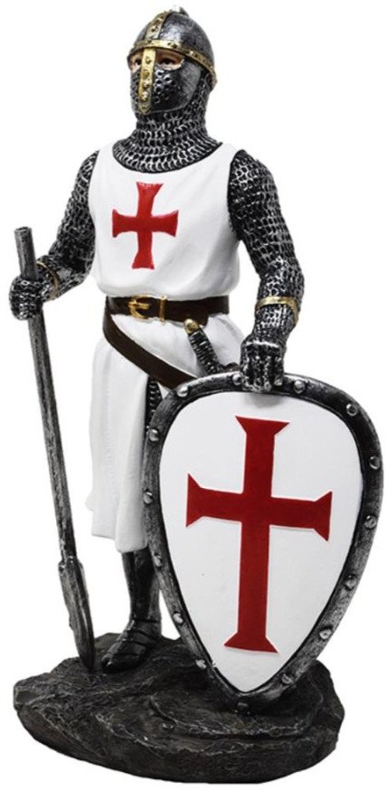 Rycerz Templariusz Figurka 18,5 cm Polyresin MC-23134