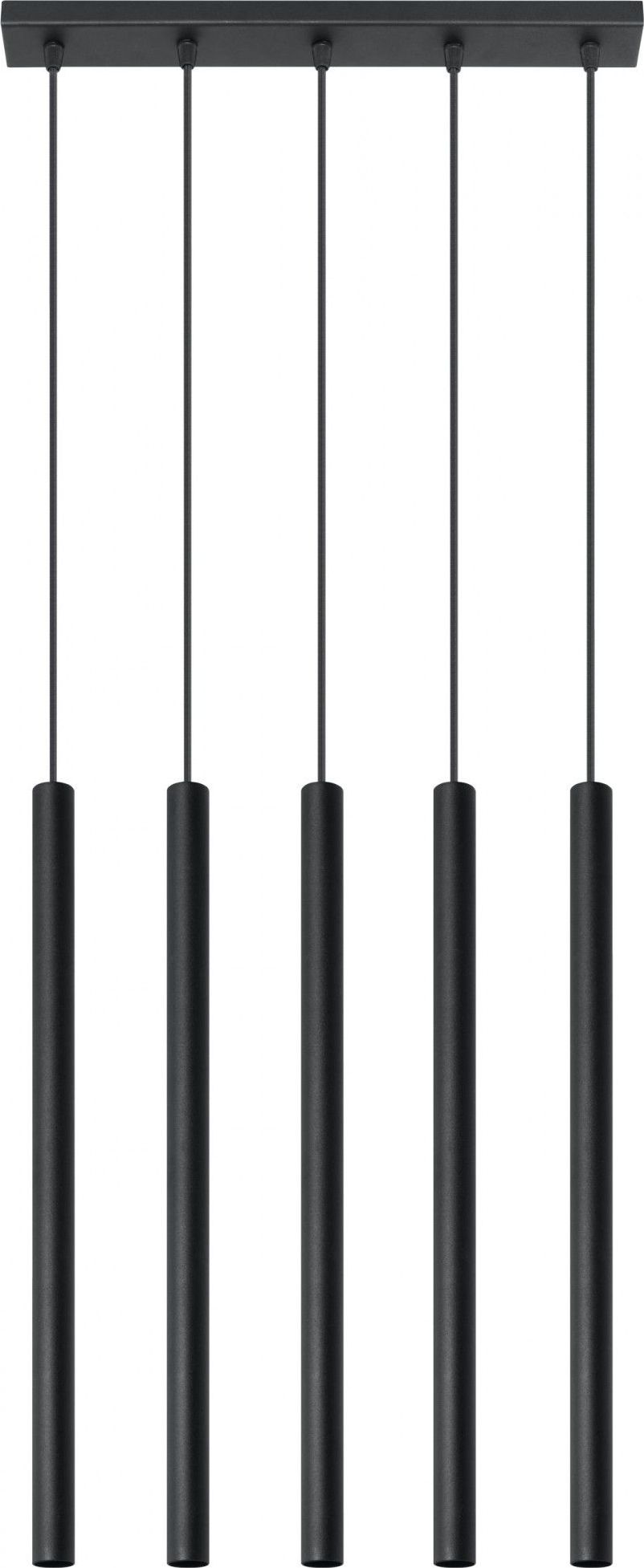 Lampa wisząca Lumes Designerska lampa wisząca E854-Pastels - czarny