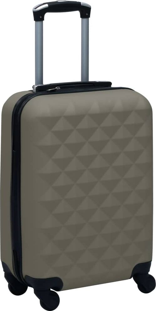 vidaXL Twarda mała walizka na kółkach antracytowa