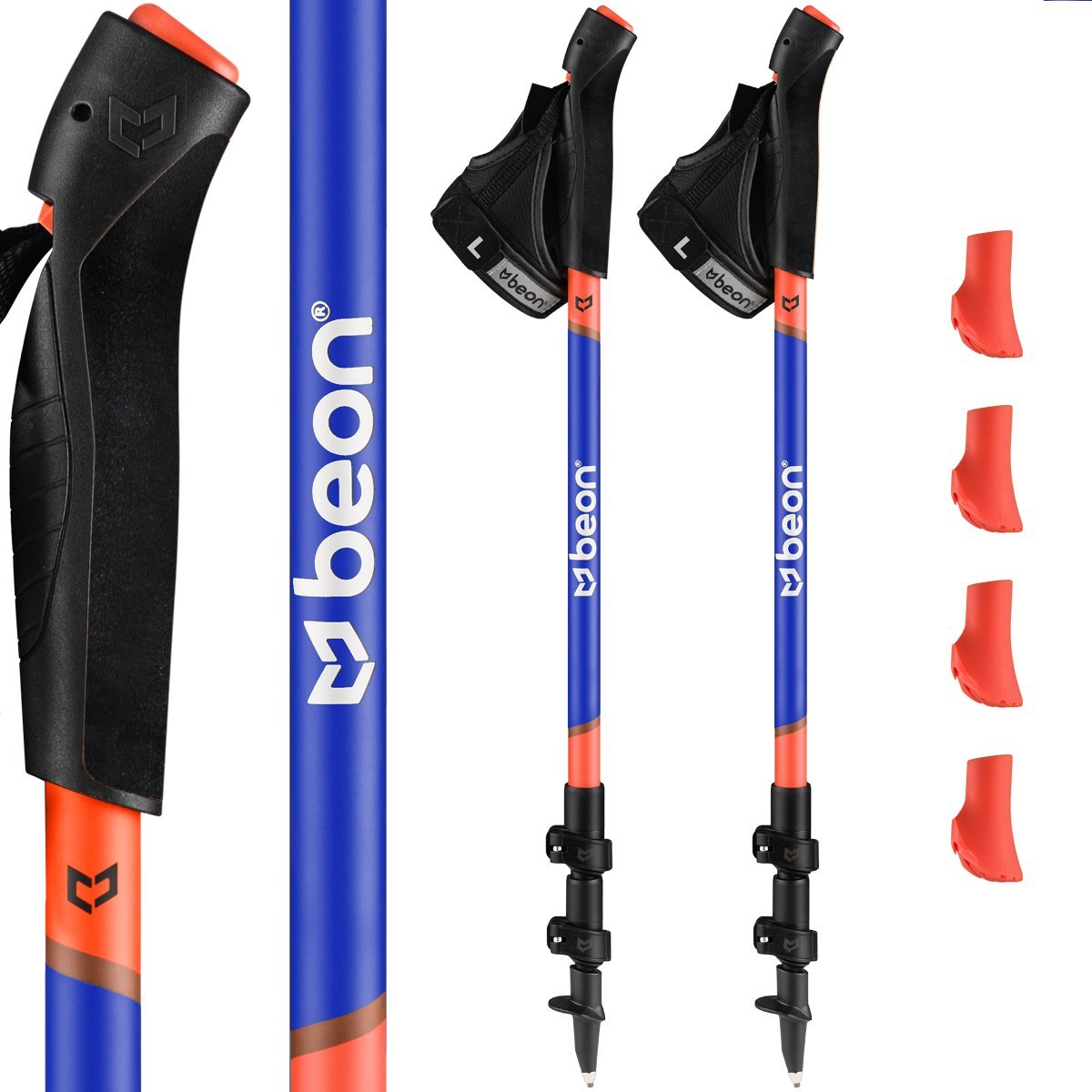 Kije nordic walking Beon NX2 Blue