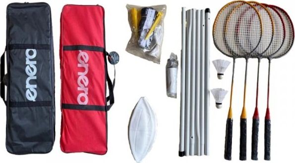 Enero Zestaw do badmintona i siatkówki Enero 10w1