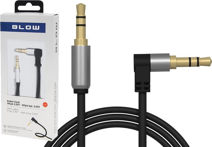 Kabel Blow Jack 3.5mm - Jack 3.5mm 1m czarny (12720525927)
