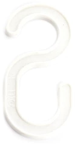 HOOK FOR CLOTHES F3-196WHITE S SHAPE(25)