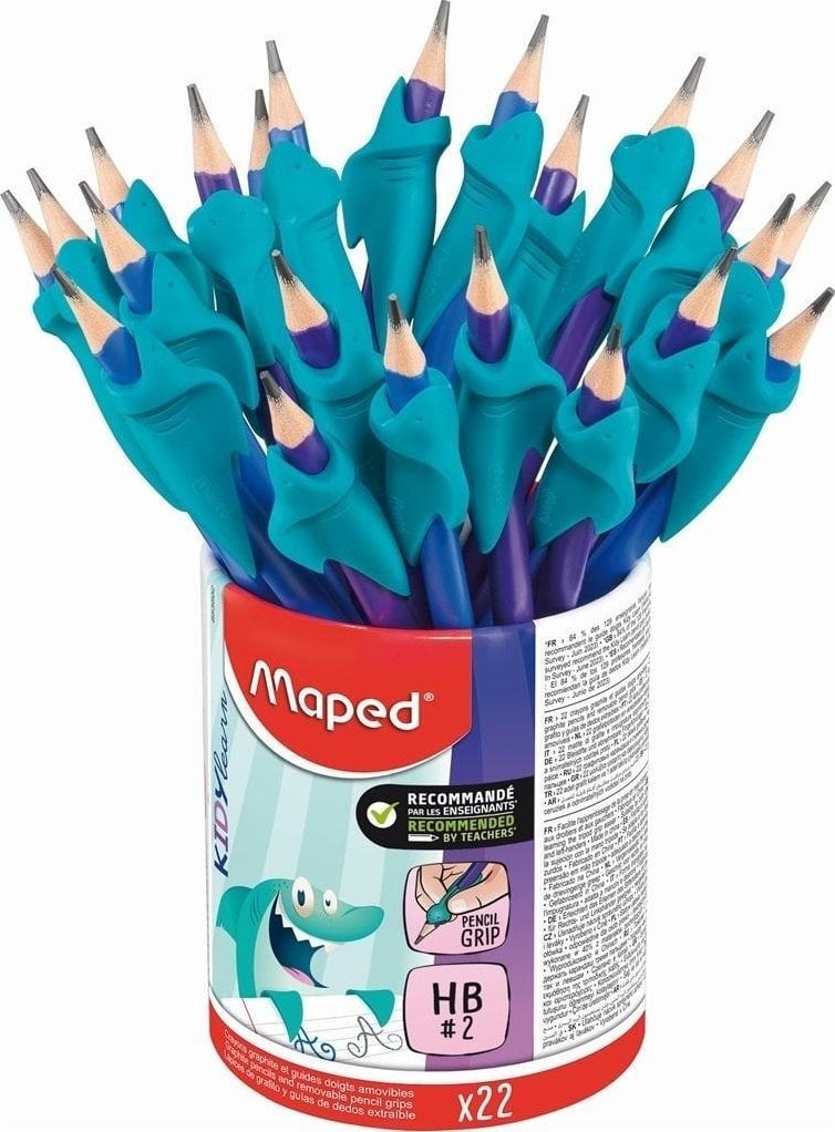 Ołówek z gumką Kidy Learn HB (22szt) MAPED