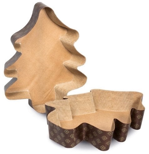 Papīra cepšanas veidņu Ziemassvētku eglīte komplekts 2 gab. E