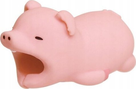 Korbi OSŁONKA KABLA OSŁONA KABEL USB LUB IPHONE ŚWINKA