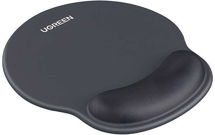 Podkładka Ugreen Ergonomiczna podkładka pod mysz czarna LP668