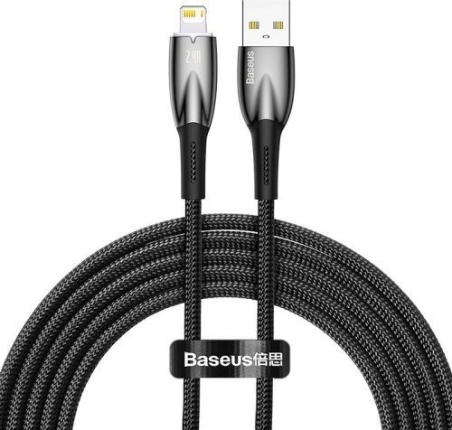 Kabel USB Baseus USB-A - Lightning 2 m Czarny (CADH000301)