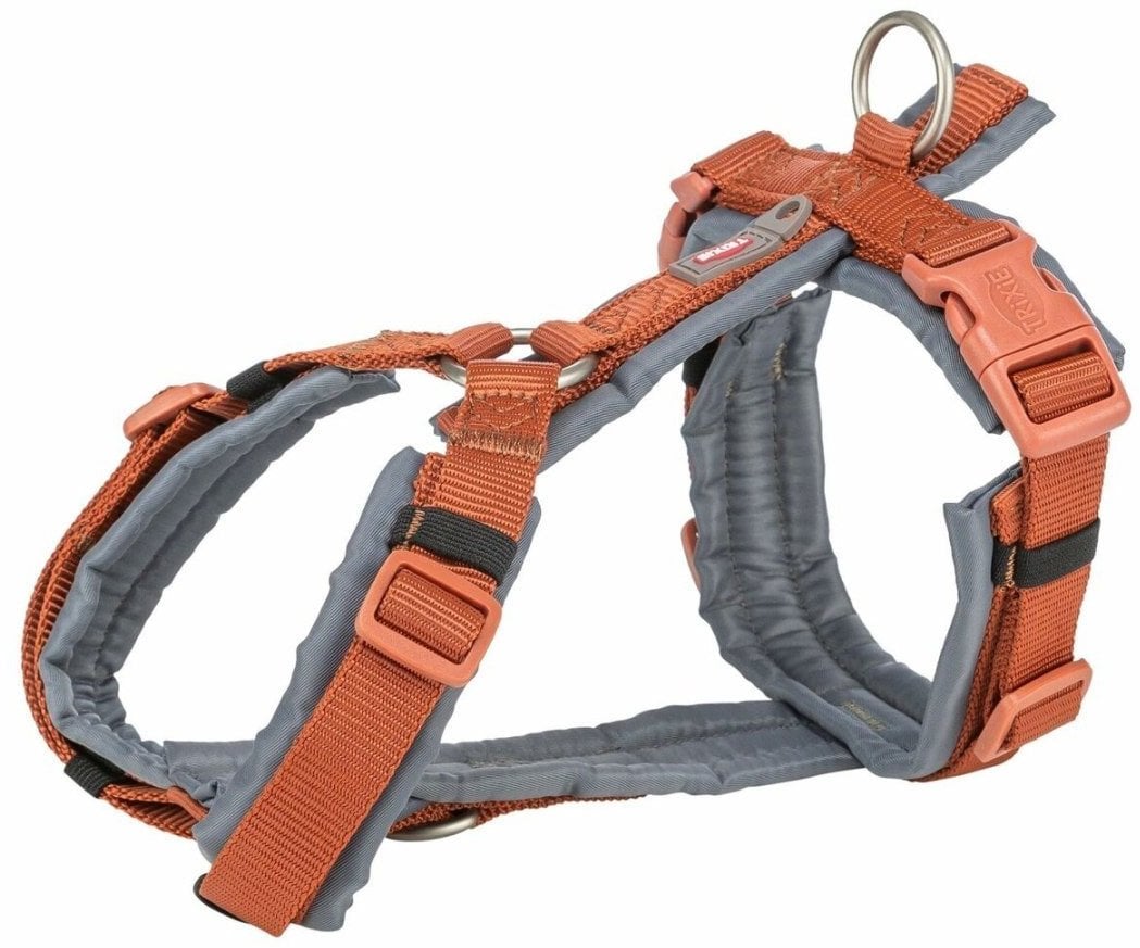 Szelki dla psa Trixie Premium Trekking Pomarańczowy Grafit L S/M