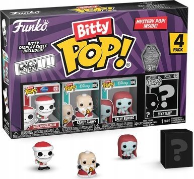 Funko Bitty POP! TNBC Santa Jack figurka 2cm 4pak