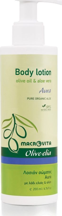 Macrovita MACROVITA OLIVE-ELIA AURA nawilżające mleczko do ciała z bio-oliwą i bio-aloesem 200ml