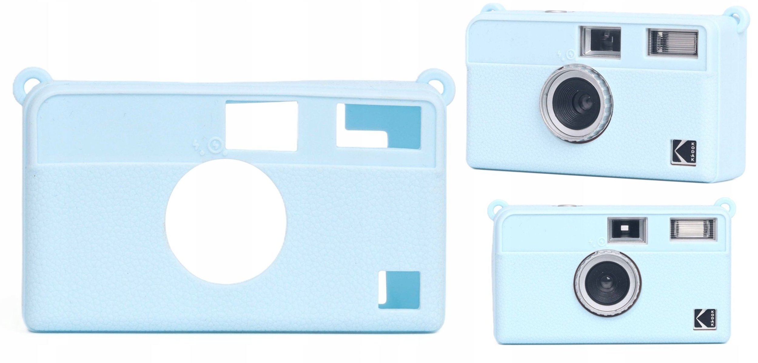 Futerał Etui Pokrowiec Case Silikon Kodak Ektar / H35 / H35n / Ultra F9 / Niebieski