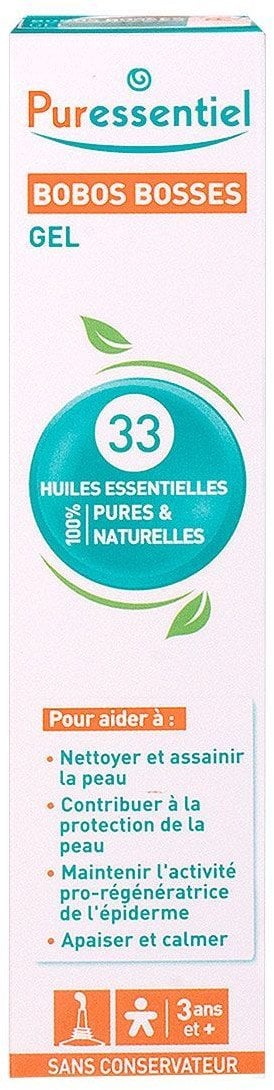 Puressentiel, Bobos Bosses, Essential Oils, Soothing & Calming, Local Treatment Gel, For Bumps & Bruises, All Over The Body, 20 ml Unisex