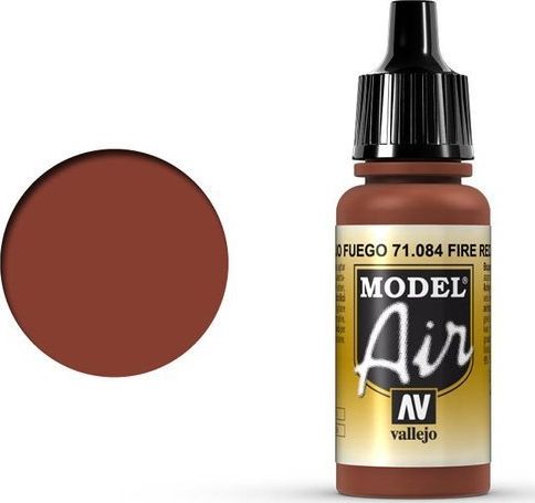 Vallejo Fire Red 71.084 uniwersalny