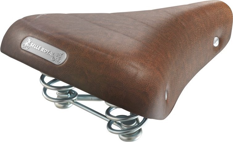 Selle Royal Siodło SELLEROYAL CLASSIC RELAXED 90st. ONDINA BROWN unisex żelowe + sprężyny (NEW 2024)