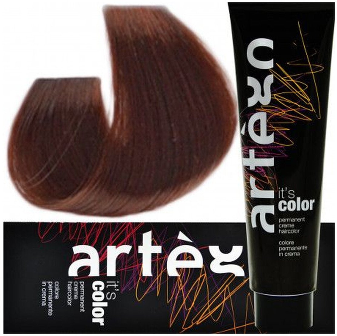 Artego Its Color Farba do włosów w kremie 150ml Ciemny Miedziano-Złocisty Blond (6.43 - 6KG)