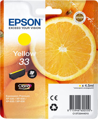 Tusz Epson Yellow 33 (C13T33444010)