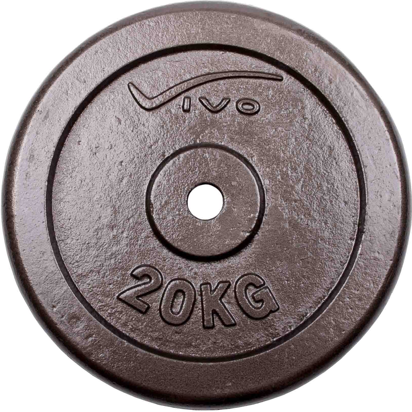 Vivo Obciążenie żeliwne czarne 20 kg (4561807)