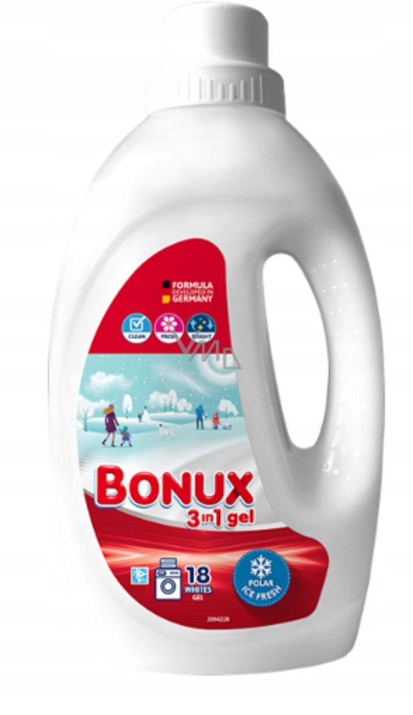 GEL WASHI BONUXPOLAR ICE FRESH 18W 0.9L