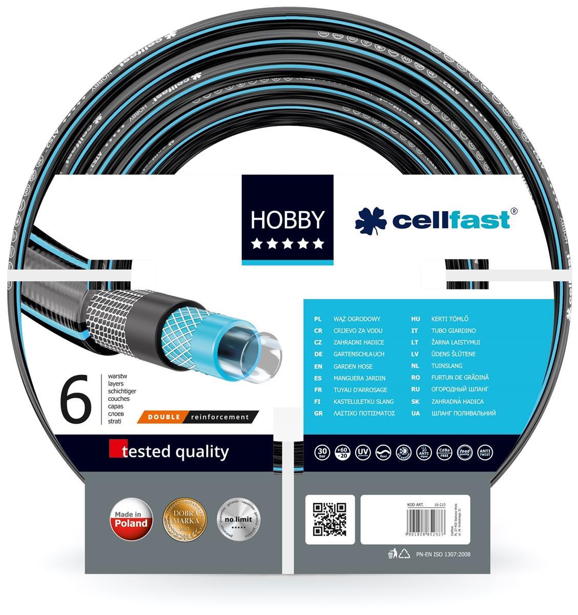 Cellfast Wąż ogrodowy Hobby na stojak 3/4" 45mb (16-296)