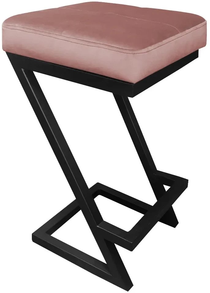 Hoker niski ZAZU VELVET różowy ATOS