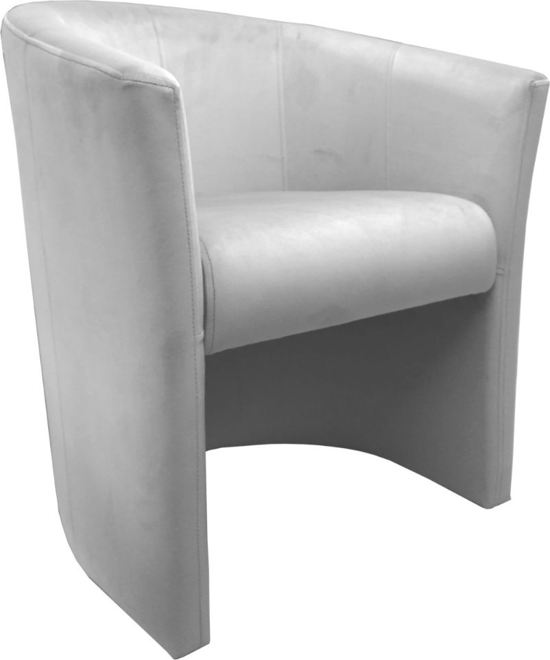 Atos Fotel MAROS VELVET jasno szary nowoczesny ATOS