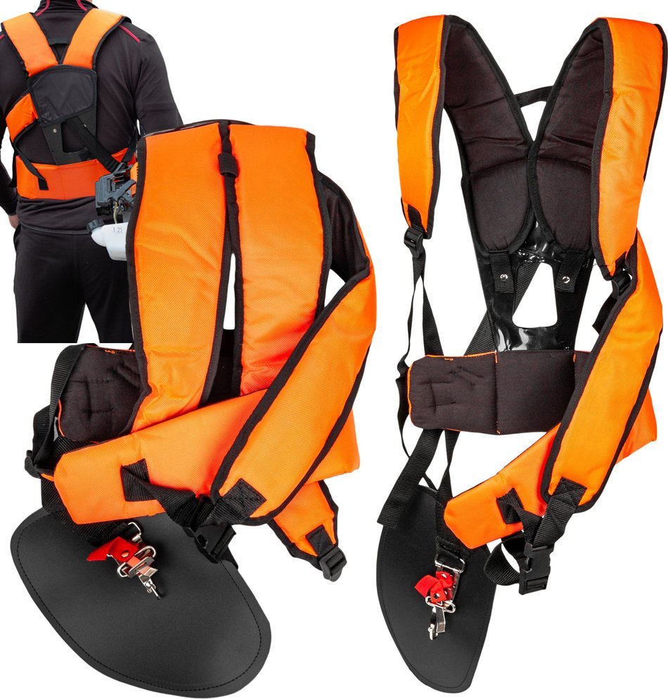 Verk Solide szelki do kosy spalinowej kosiarki wykaszarki pasy nośne uprząż Solide szelki do kosy spalinowej kosiarki wykaszarki pasy nośne uprząż