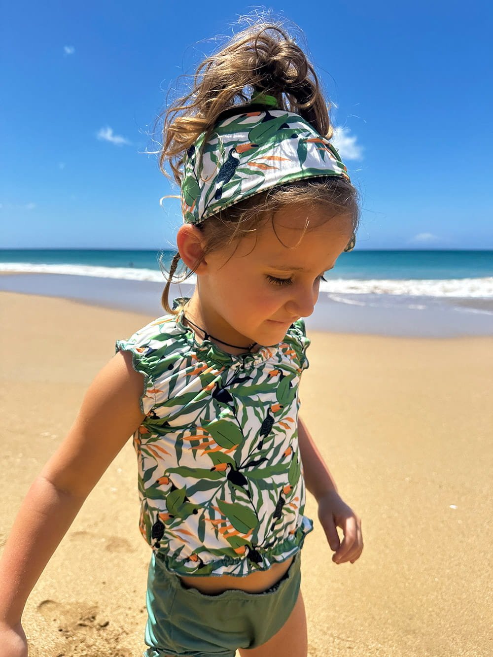 DucKsday Dwuczęściowy kostium UV dla dziewczynki rozmiar 92, Ducksday, Toucan