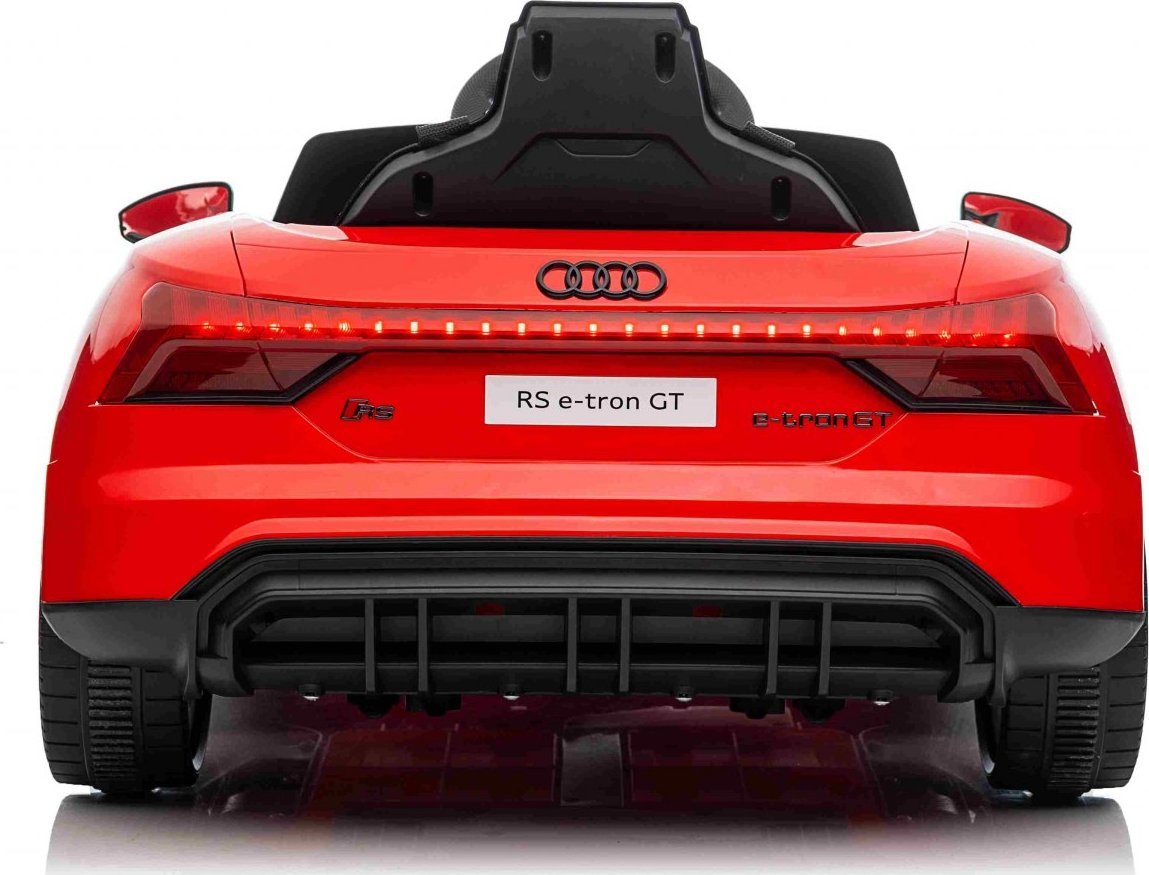 Triton Audi RS E-Tron GT na akumulator Czerwony + Pilot + Napęd 4x4 + Radio MP3 + LED + EVA