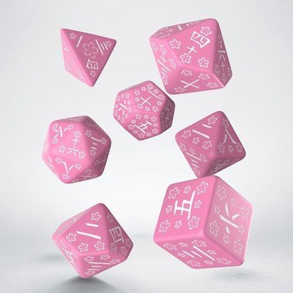 Q-Workshop Komplet kości: Japanese Dice Set - Sweet Spring Memory