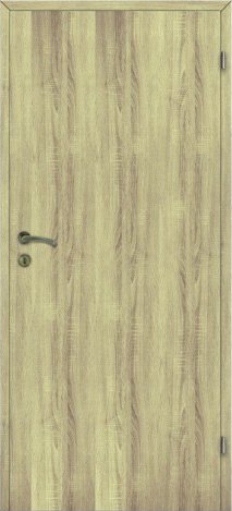 vidaXL Skrzydło drzwiowe lewe pełne dąb bielony 80 cm