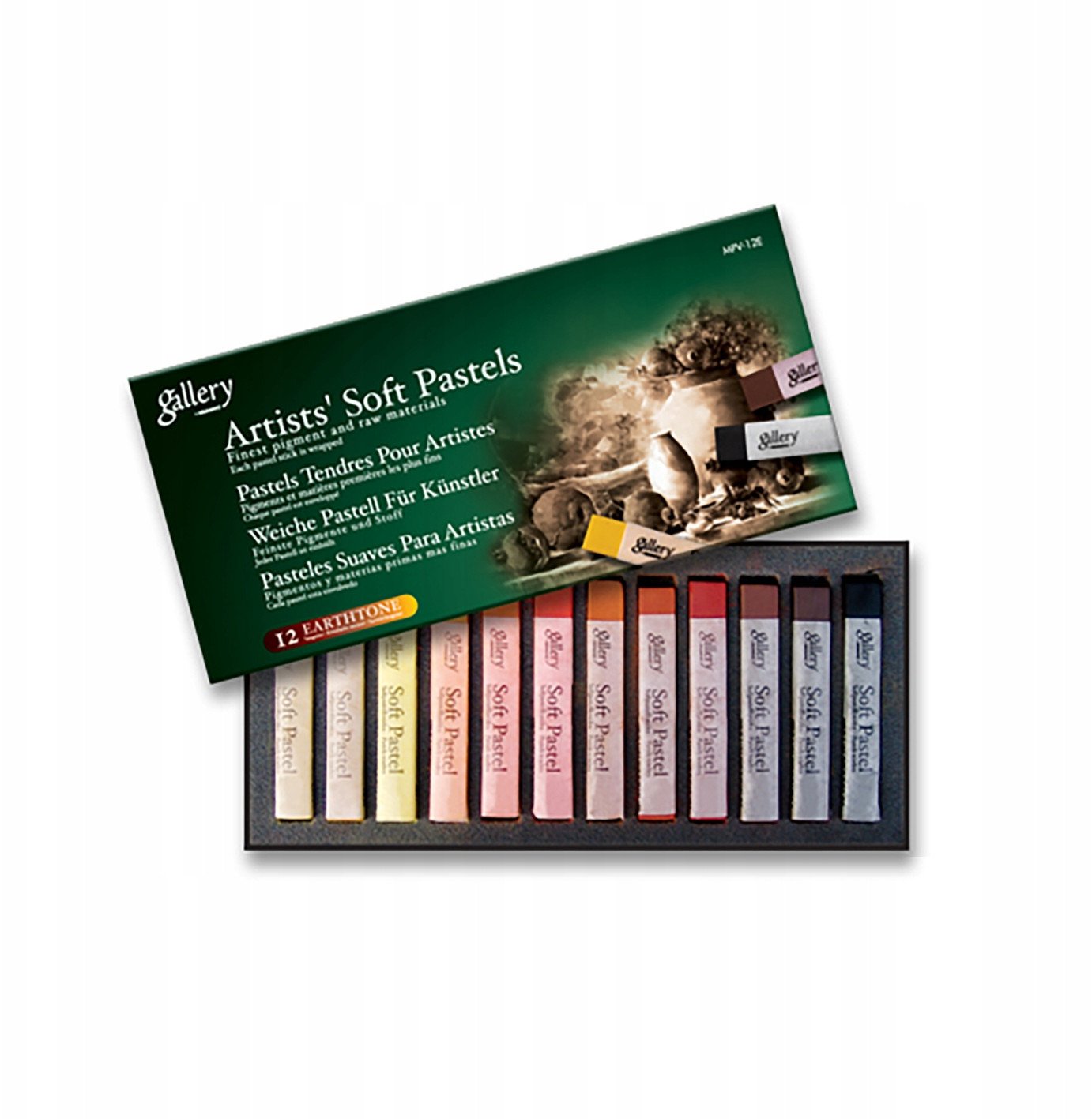 Pastele olejne suche Artists 12szt sepia MUNGYO