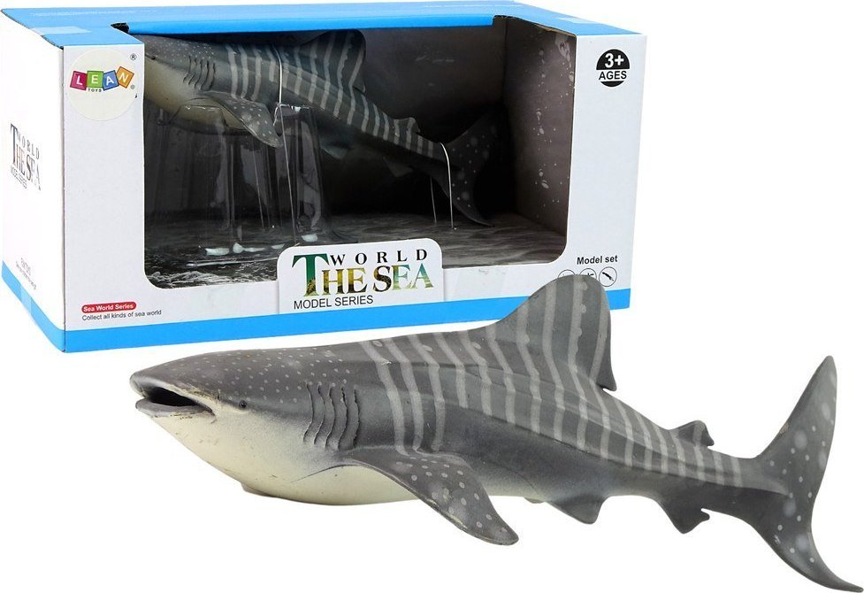 Figurka LeanToys Duża Figurka Kolekcjonerska Rekin Wielorybi World The Sea