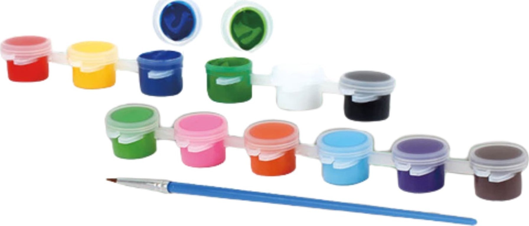 ProNice PODSTAWA GIPSOWA DO MALOWANIA DINOZAURY MAŁY ARTYSTA FARBKI + AKCESORIA