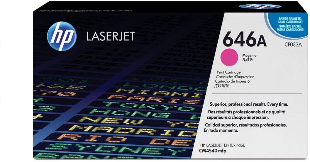 Toner HP 646A CF033A 12,5 tys. M Oryginał