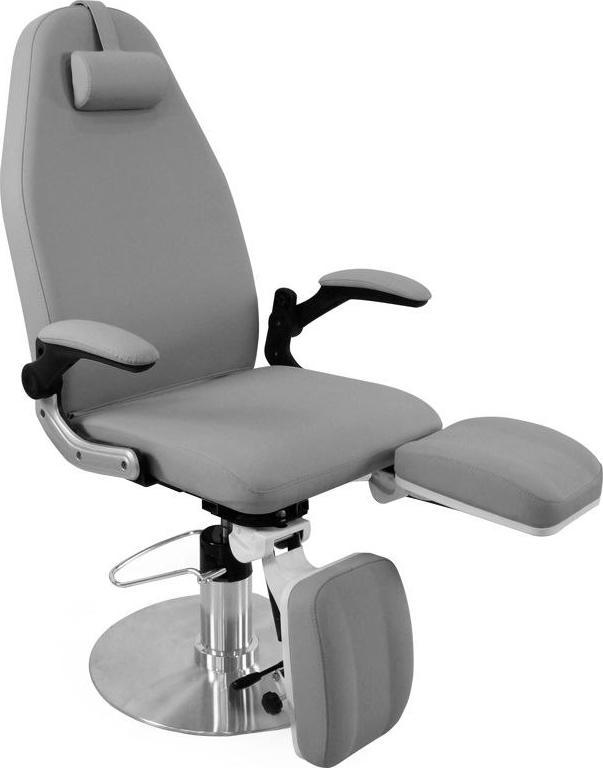 Azzurro FOTEL PODOLOGICZNY HYDRAULICZNY AZZURRO 713A SZARY