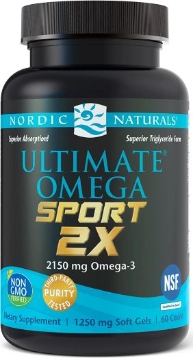 Nordic naturals Nordic Naturals - Ultimate Omega 2X Sport, 60 kapsułek miękkich
