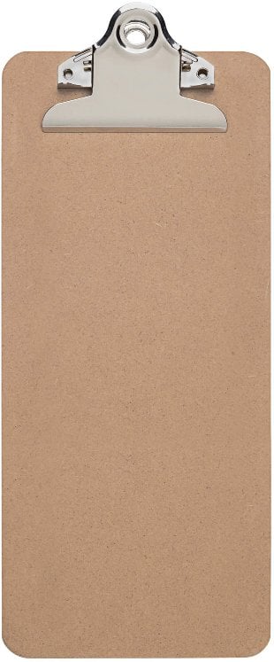 MAUL Klemmbrett MAULbill, 28x11,5x3 cm, Hartfaser holz