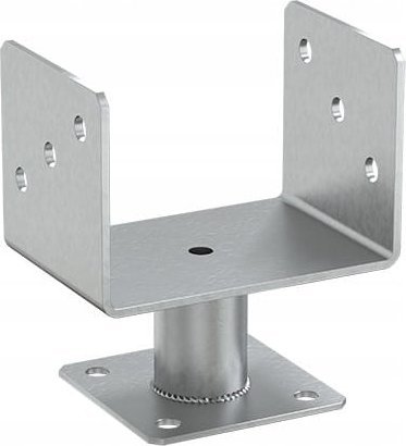 Domax Podstawa słupa przykręcana do betonu 141x141x163mm