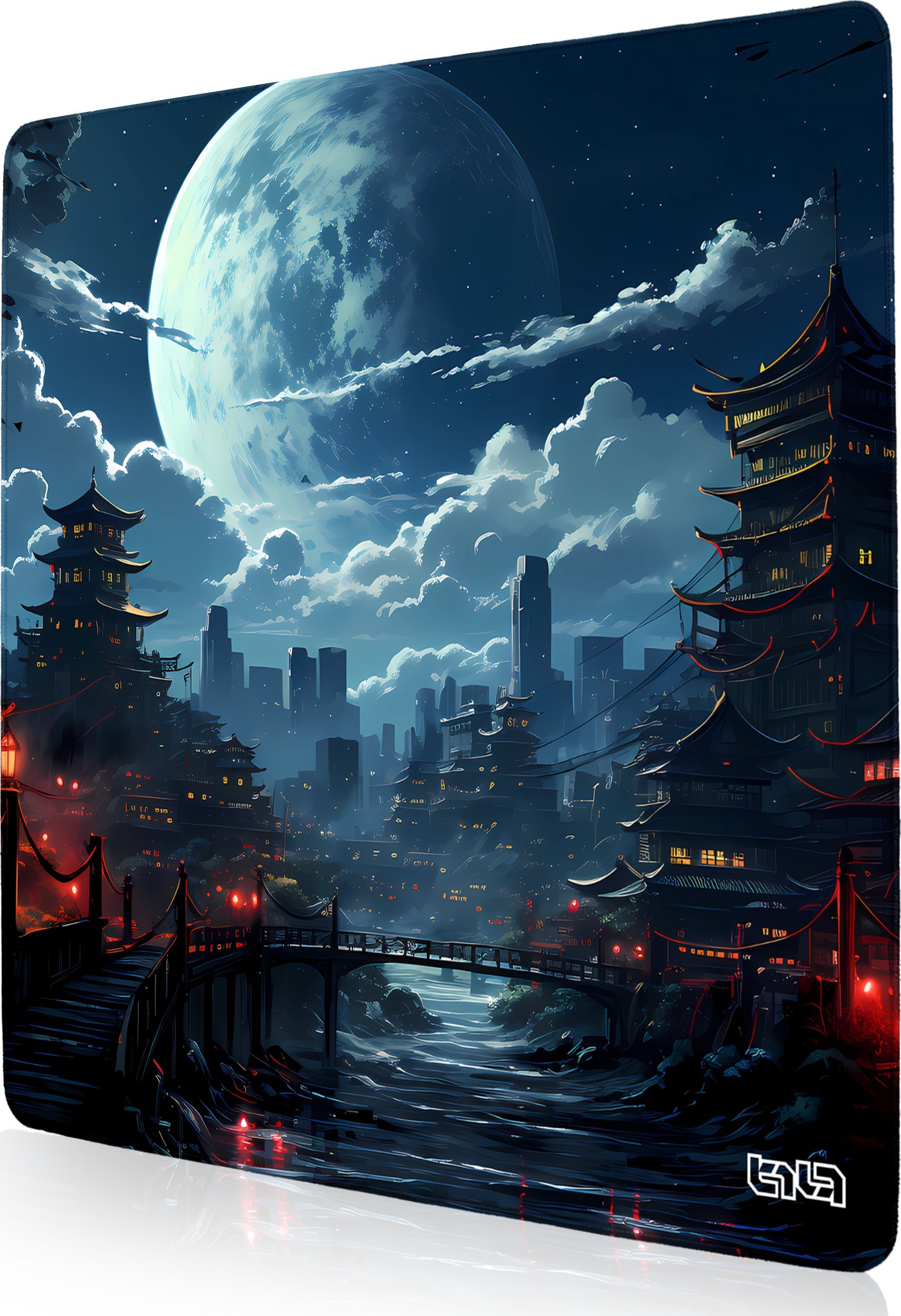 Podkładka Tilt PODKŁADKA POD MYSZKĘ XXL Dwa Światy 30x30 TILT Na biurko Duża Gamingowa